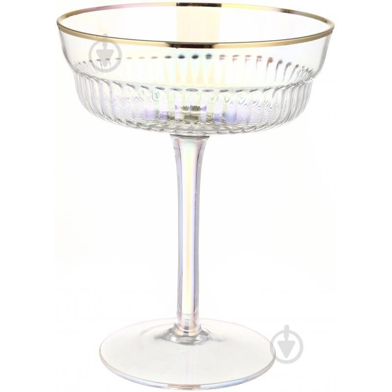Fiora Набір бокалів для шампанського Glory 220 мл 2 шт. (GB38940220-DDWMJ) - зображення 1