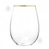 Krosno Набір бокалів для вина HARMONY Gold 500 мл (686376) - зображення 1