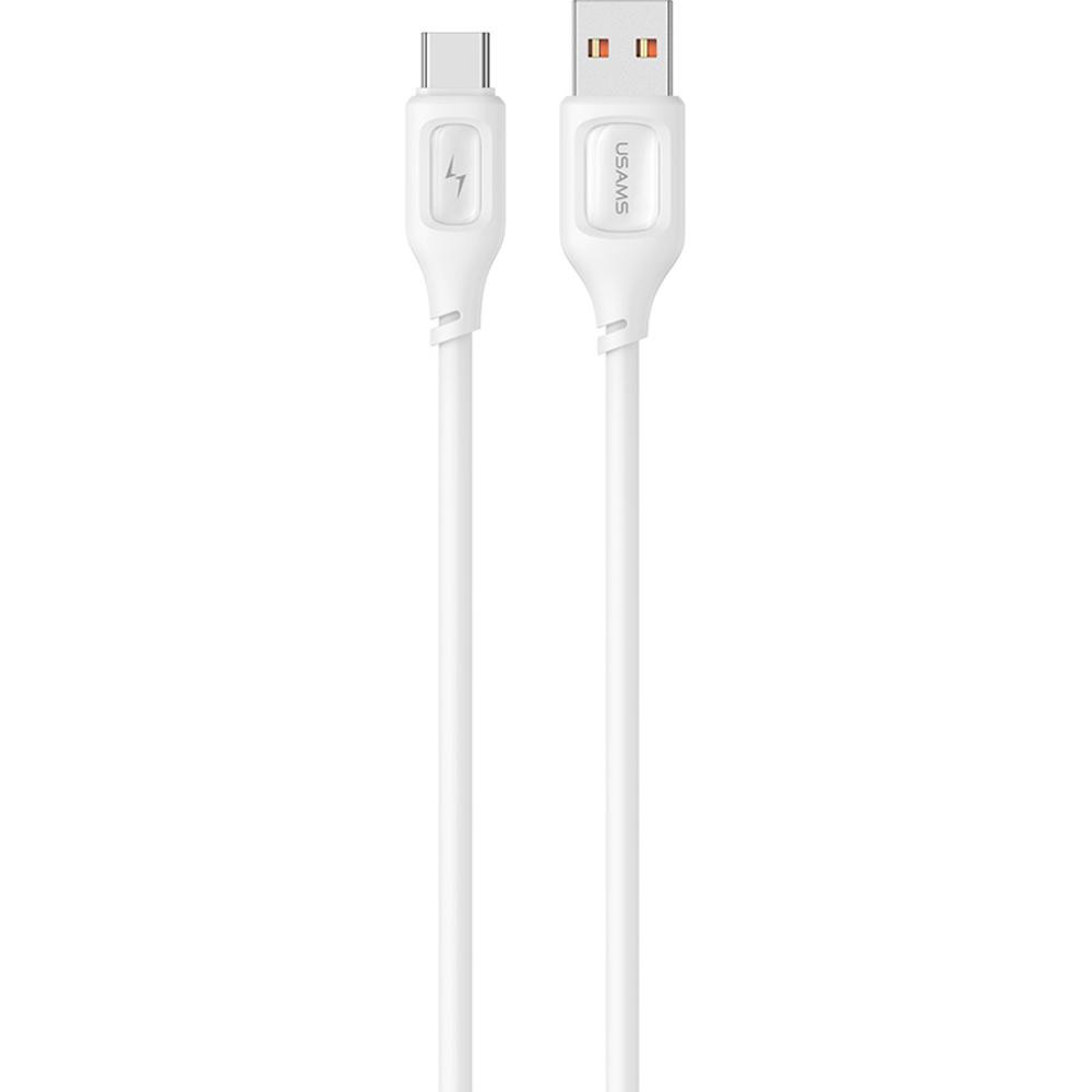 USAMS US-SJ619 USB Type-C Charging Data Cable 1m White (SJ619USB02) - зображення 1