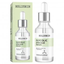Hollyskin Сироватка для обличчя  Glycolic AHA Acid Serum (30 мл)
