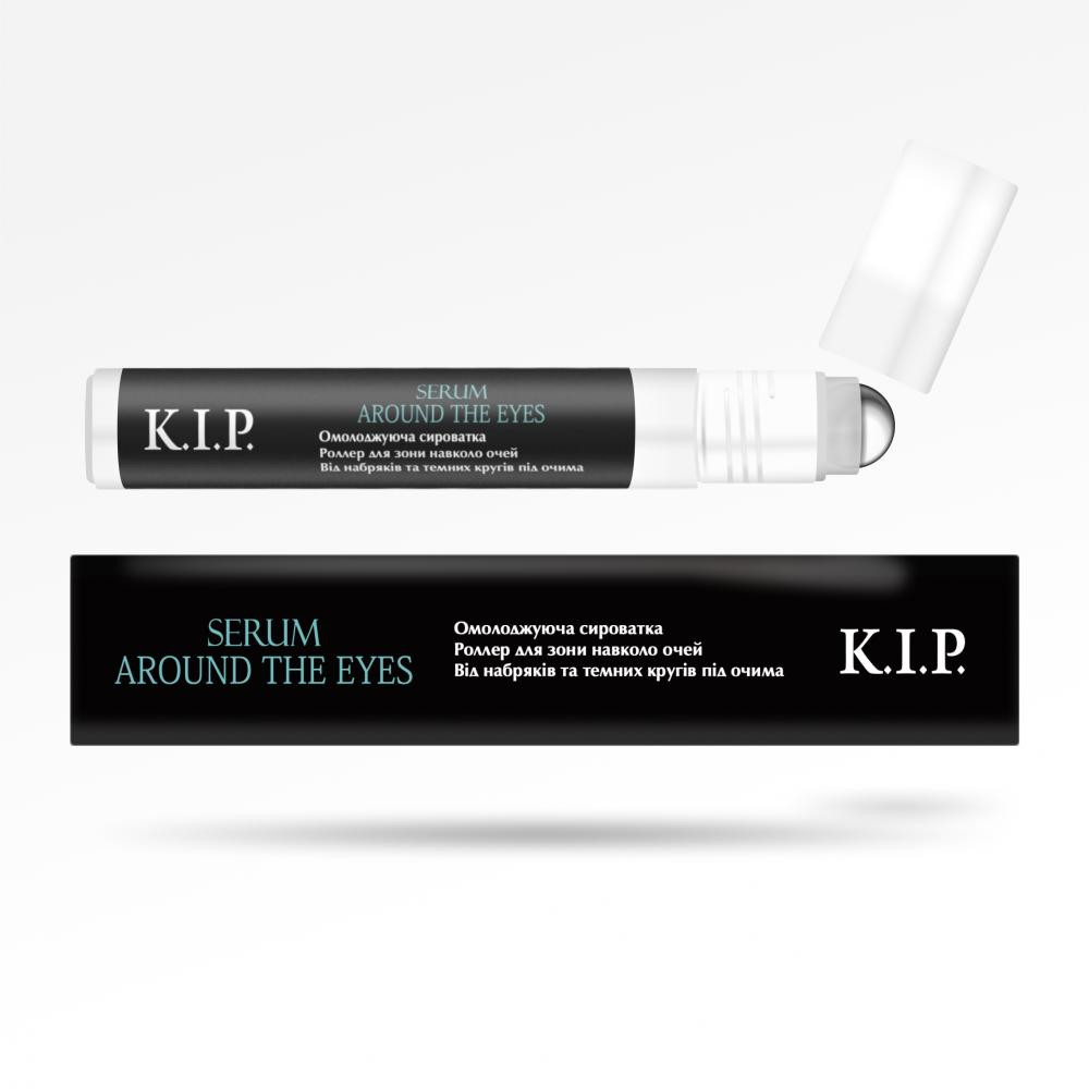 K.I.P. Natural Cosmetic Омолоджуюча сироватка – роллер для зони навколо очей Від набряків та темних кругів під очима K.I.P.  - зображення 1