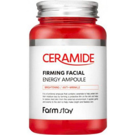FarmStay Омолоджувальна сироватка для обличчя  Ceramide Firming Facial Enegry Ampoule з керамідами 250 мл (88