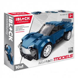 Iblock Мульті models Машинка темно-синя (PL-920-31)