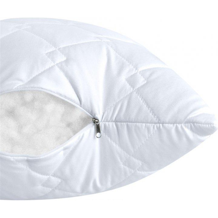 Sleepingg Подушка  антиалергенна з блискавкою 50х70 см біла (4820182650093) - зображення 1