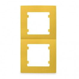 MAKEL Рамка 2-постовая вертикальная желтый (32074707)