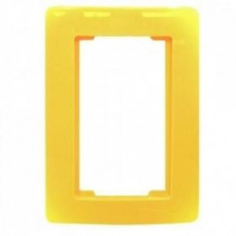 MAKEL Рамка для розетки 2-постовая желтый (32074710)