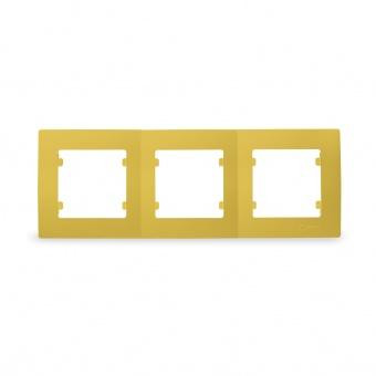 MAKEL Рамка 3-постовая желтый (32074703) - зображення 1