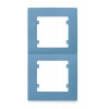 MAKEL Рамка 2-постовая вертикальная синяя (32092707) - зображення 1