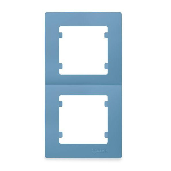 MAKEL Рамка 2-постовая вертикальная синяя (32092707) - зображення 1