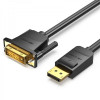 Vention DisplayPort to DVI-D 1.5m Black (HAFBG) - зображення 1
