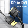 Vention DisplayPort to DVI-D 1.5m Black (HAFBG) - зображення 3