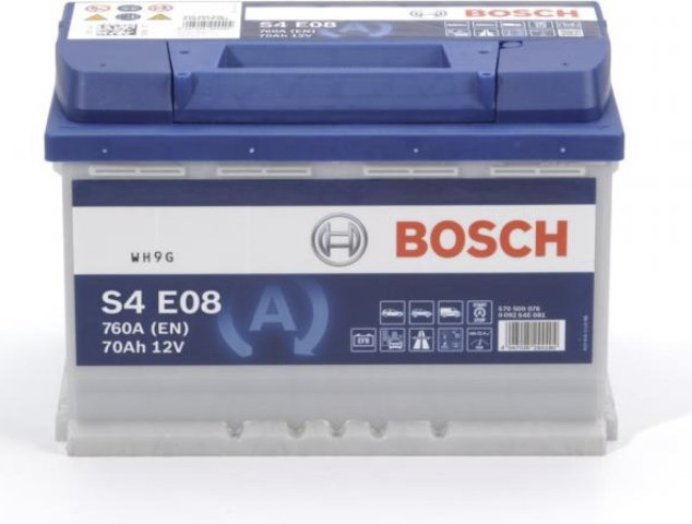 Bosch 6СТ-70 S4 Silver (S4E 080) - зображення 1
