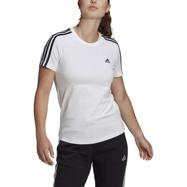 Adidas Футболка  W 3S T GL0783 XS White/Black (4064044764799) - зображення 1