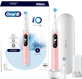   Oral-B iO Series 6 iOM6.1A6.1DK Pink 2 насадки