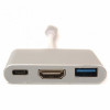 PowerPlant USB Type-C to HDMI/USB Multiport Adapter, 0.15м (KD00AS1306) - зображення 5