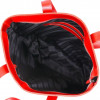 SHVIGEL Яскрава жіноча сумка-шоппер із натуральної шкіри червоного кольору  (16366) - зображення 4