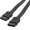 Кабель SATA VALUE SATA 0.4m Black (S0972)