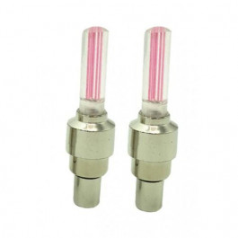 D&N Ковпачок світлодіодний на золотник DN 817 2 шт Рожевий (817-pink)