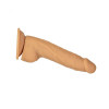 Addiction Dual Density Silicone Dildo Caramel 8 (SO8243) - зображення 3