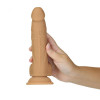 Addiction Dual Density Silicone Dildo Caramel 8 (SO8243) - зображення 6