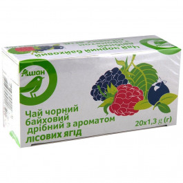 Auchan Чай  Лісові ягоди, 20 пак. (4823090118501)