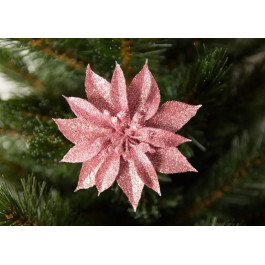 House of seasons Декоративна квітка  на кліпсі рожевий 10см 3 предмети (8720362230854)