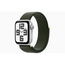 Apple Watch SE 2 GPS 40mm Silver Aluminum Case w. Cypress Sport Loop (MRTT3+MT573)