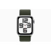 Apple Watch SE 2 GPS 40mm Silver Aluminum Case w. Cypress Sport Loop (MRTT3+MT573) - зображення 2