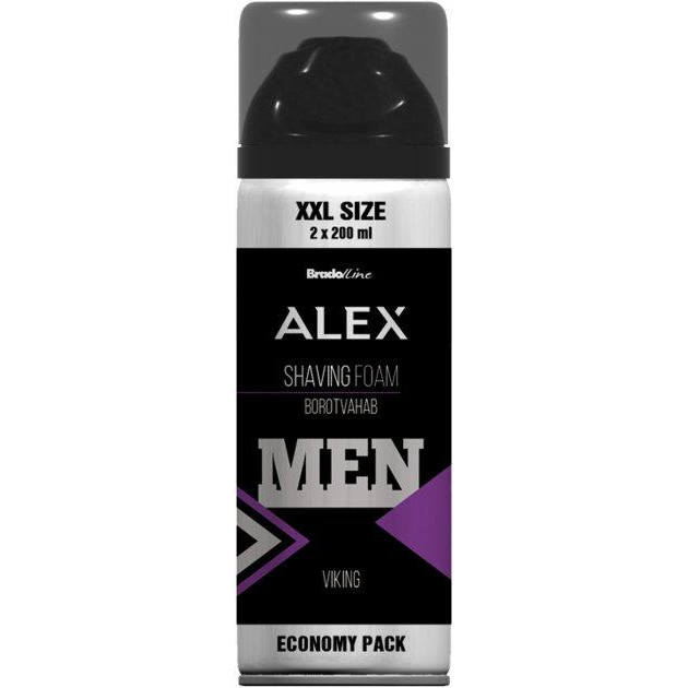 Bradoline Піна для гоління  Alex XXL Viking 400 мл (5997001717356) - зображення 1