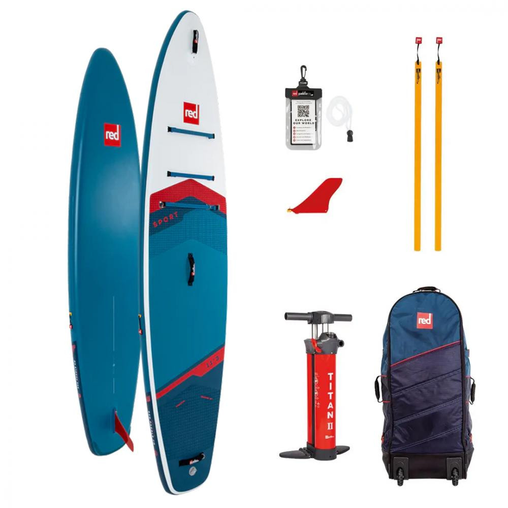 Red Paddle Co Сапборд  Sport 11'3" 2022 - надувная доска для САП серфинга, sup board - зображення 1