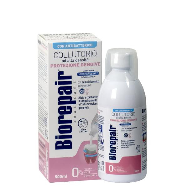 Biorepair Gum Protection Mouthwash рідина для полоскання рота для захисту зубів та ясен 500 мл - зображення 1