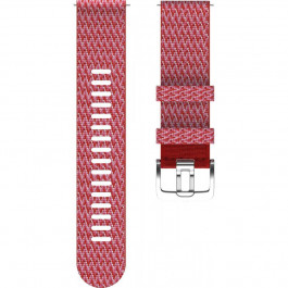 Polar Ремешок тканевый для часов  22 мм Red textil S/M