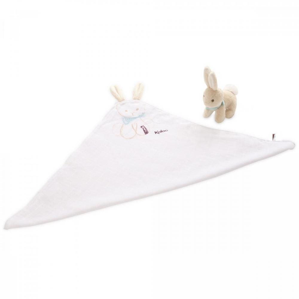 Kaloo Les Amis Одеялко с игрушкой Кролик (K962996) - зображення 1