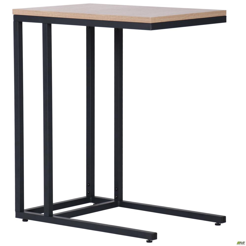 Art Metal Furniture Столик для ноутбука Easy 350 Черный/Дуб сонома (212242) - зображення 1