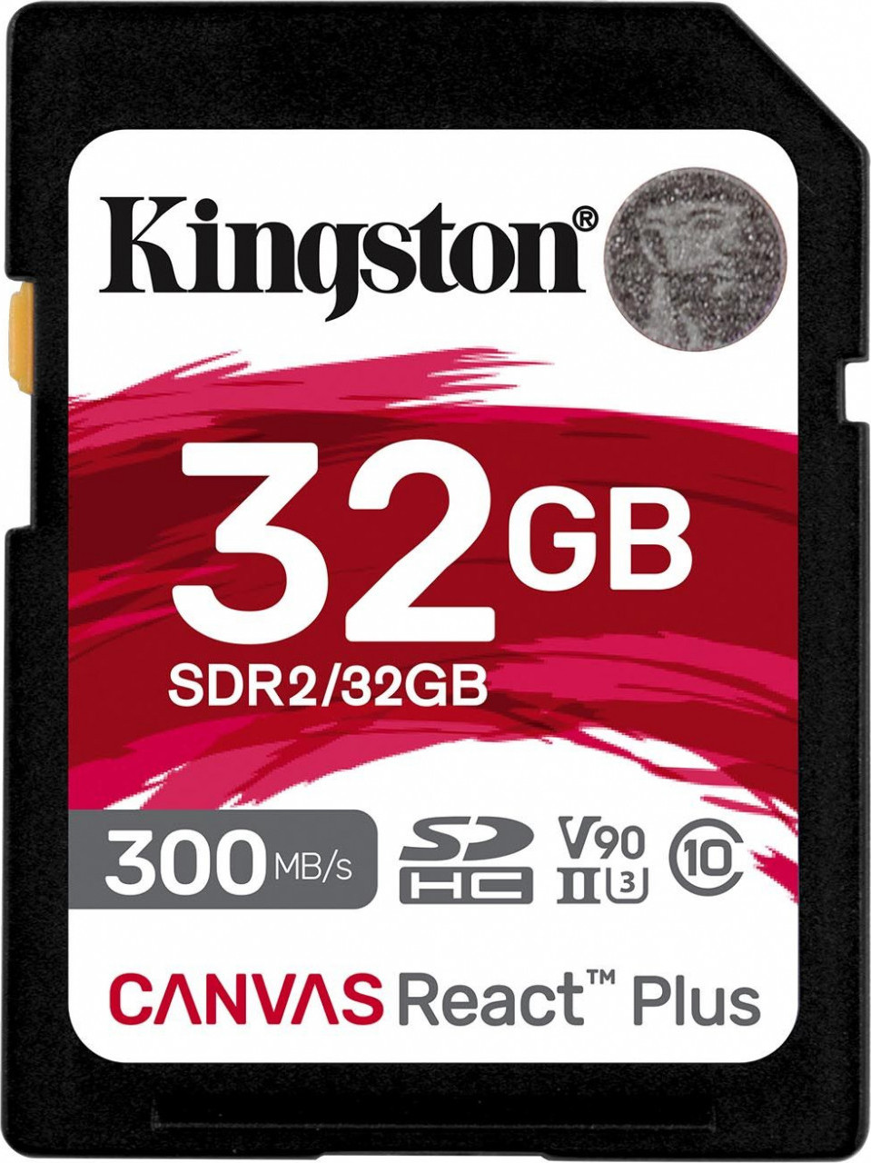 Kingston 32 GB SDHC Class 10 UHS-II U3 Canvas React Plus (SDR2/32GB) - зображення 1