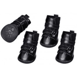Karlie-Flamingo Черевики для собак  Xtreme Boots комплект 4 шт. чорні XL 7х5.8 см (43328)