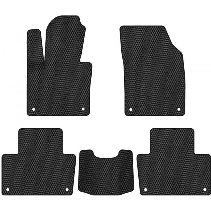 EVAtech EVA килимки EVAtech в салон авто для Volvo XC90 5 seats 2014-2020 2 покоління SUV USA 5 шт Black (VV - зображення 1