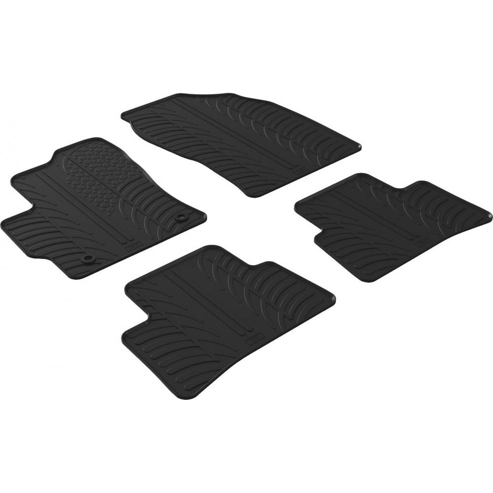 Gledring Автомобільні килимки поліки в салон GledRing на у Toyota Corolla Cross 1 20- Тойота Королла чорні - зображення 1