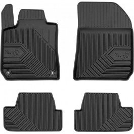 Frogum Автомобільні килимки поліки в салон Frogum 3D на у Peugeot 308 2 13-21 Пежо 308 чорні