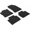Gledring Автомобільні килимки поліки в салон GledRing на у Peugeot 408 2 АКПП 22- Пежо 408 чорні - зображення 1