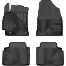 Frogum Автомобільні килимки поліки в салон Frogum 3D на у Hyundai Elantra 7 20- Хендай Элантра чорні