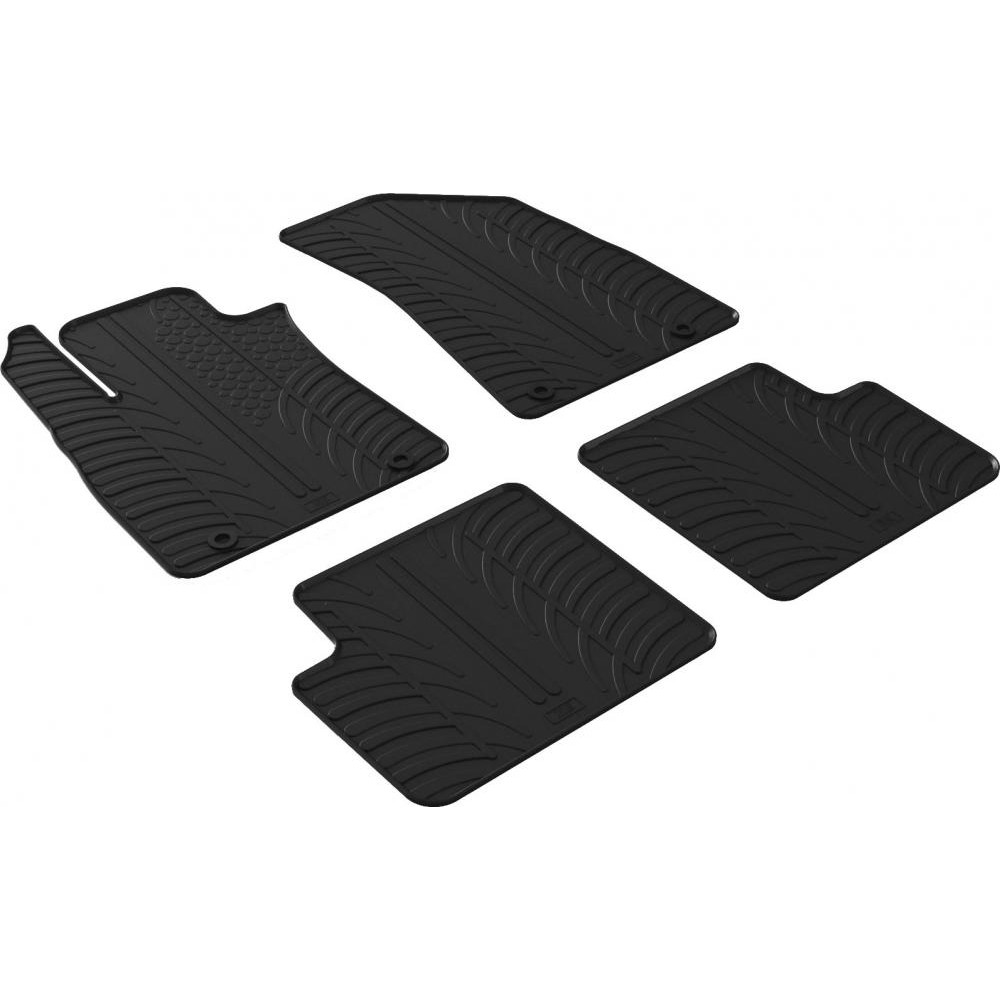 Gledring Автомобільні килимки поліки в салон GledRing на у MG ZS 1 МКПП 17- МГ ЗС чорні - зображення 1
