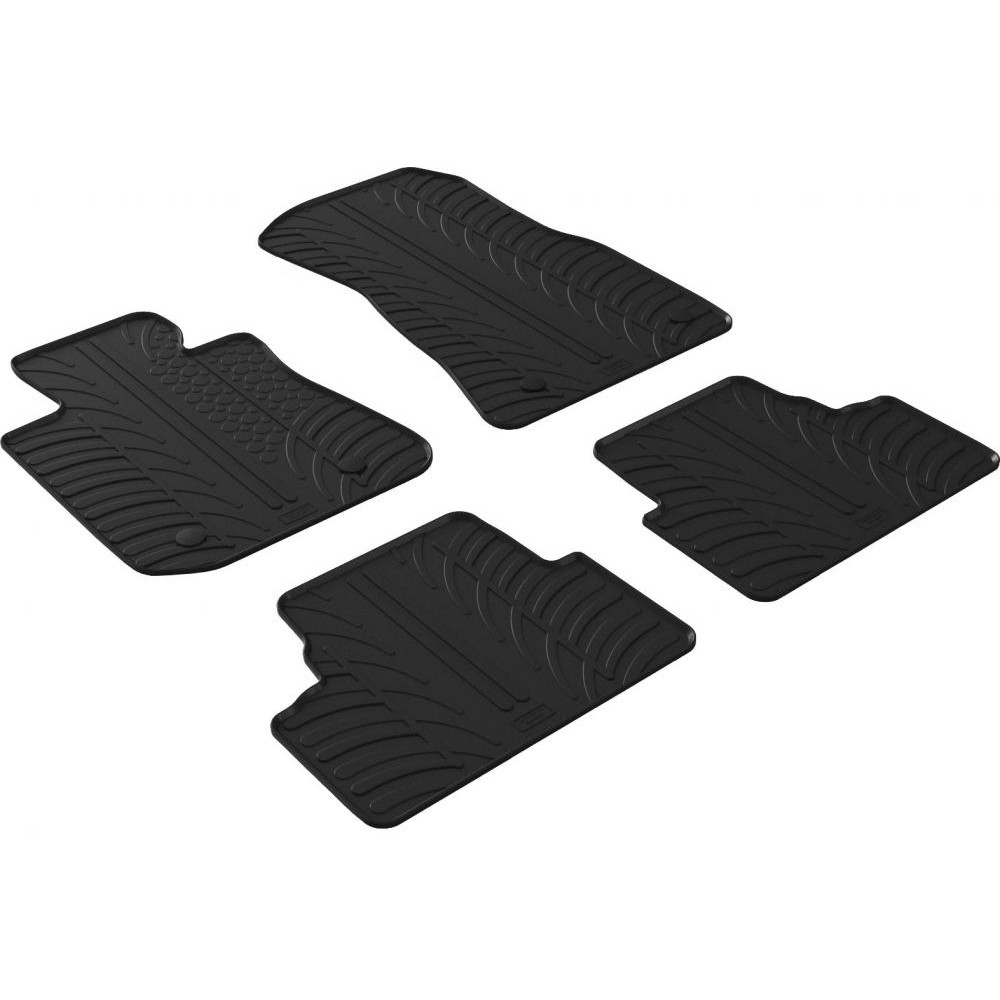 Gledring Автомобільні килимки поліки в салон GledRing на у BMW i4 G26 liftback EV 20- БМВ ай4 чорні - зображення 1