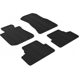 Gledring Автомобільні килимки поліки в салон GledRing на у BMW i4 G26 liftback EV 20- БМВ ай4 чорні