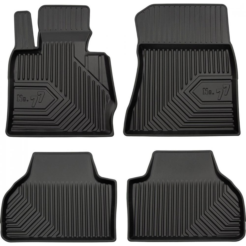 Frogum Автомобільні килимки поліки в салон Frogum 3D на у BMW X4 F26 14-18 БМВ Х4 чорні - зображення 1