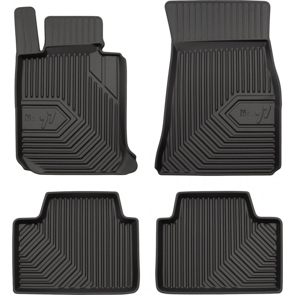 Frogum Автомобільні килимки поліки в салон Frogum 3D на у BMW 3 G20 G21 18- БМВ 3 чорні - зображення 1