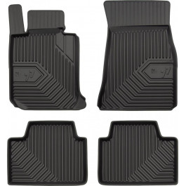 Frogum Автомобільні килимки поліки в салон Frogum 3D на у BMW 3 G20 G21 18- БМВ 3 чорні