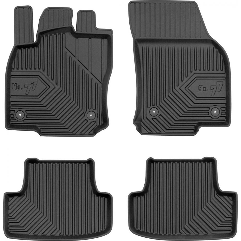 Frogum Автомобільні килимки поліки в салон Frogum 3D на у Audi Q2 SQ2 1 16- Ауди Ку2 чорні - зображення 1