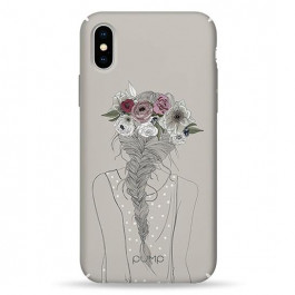 Pump Tender Touch Case for iPhone X/XS Flowers in Hair (PMTTX/XS-7/53G)