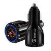 XoKo USB Car Charger Quick Charger 3.0 2xUSB 6A Black (CQC-200-BK) - зображення 1